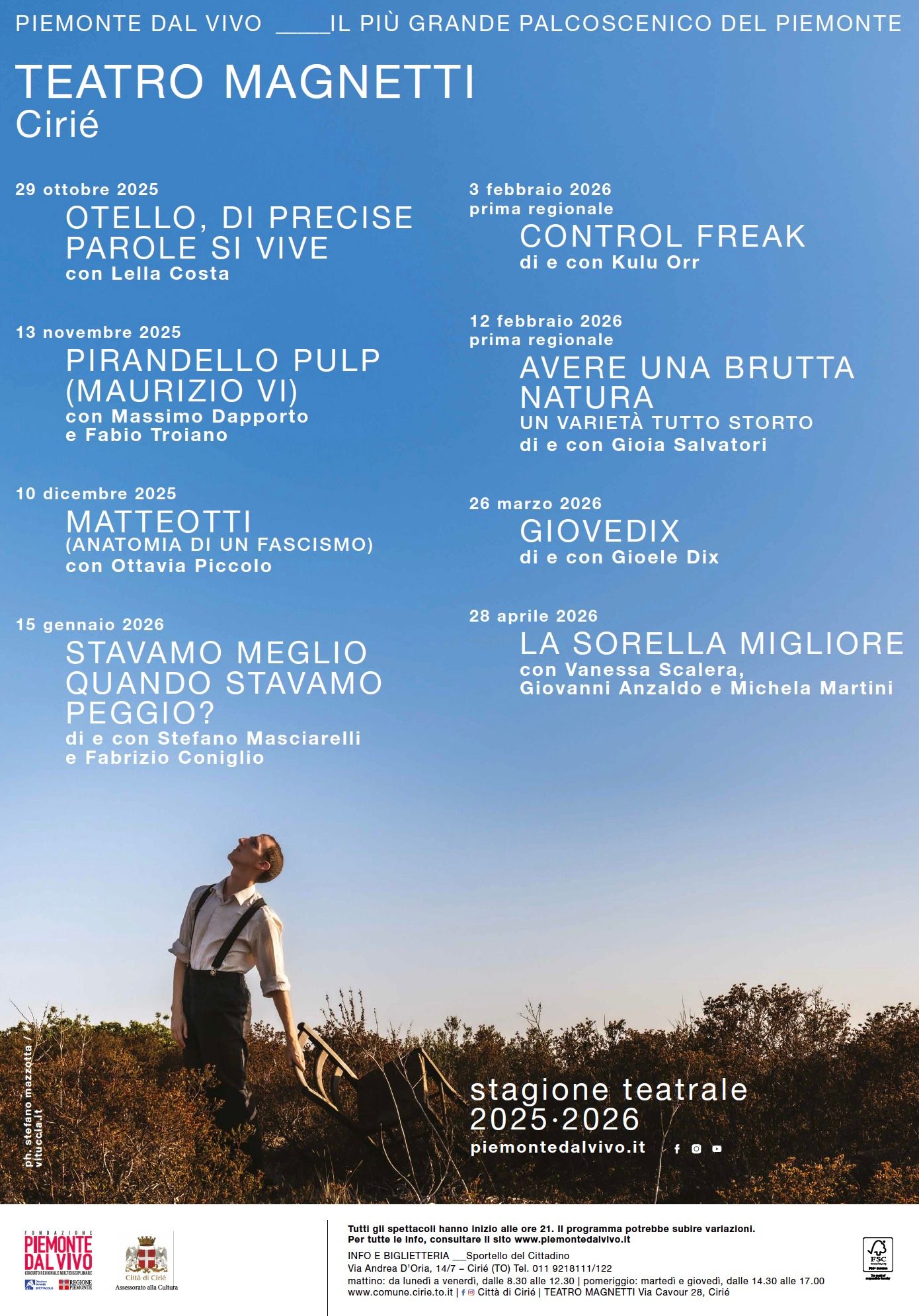 CIRIE' - Stagione teatrale al Magnetti