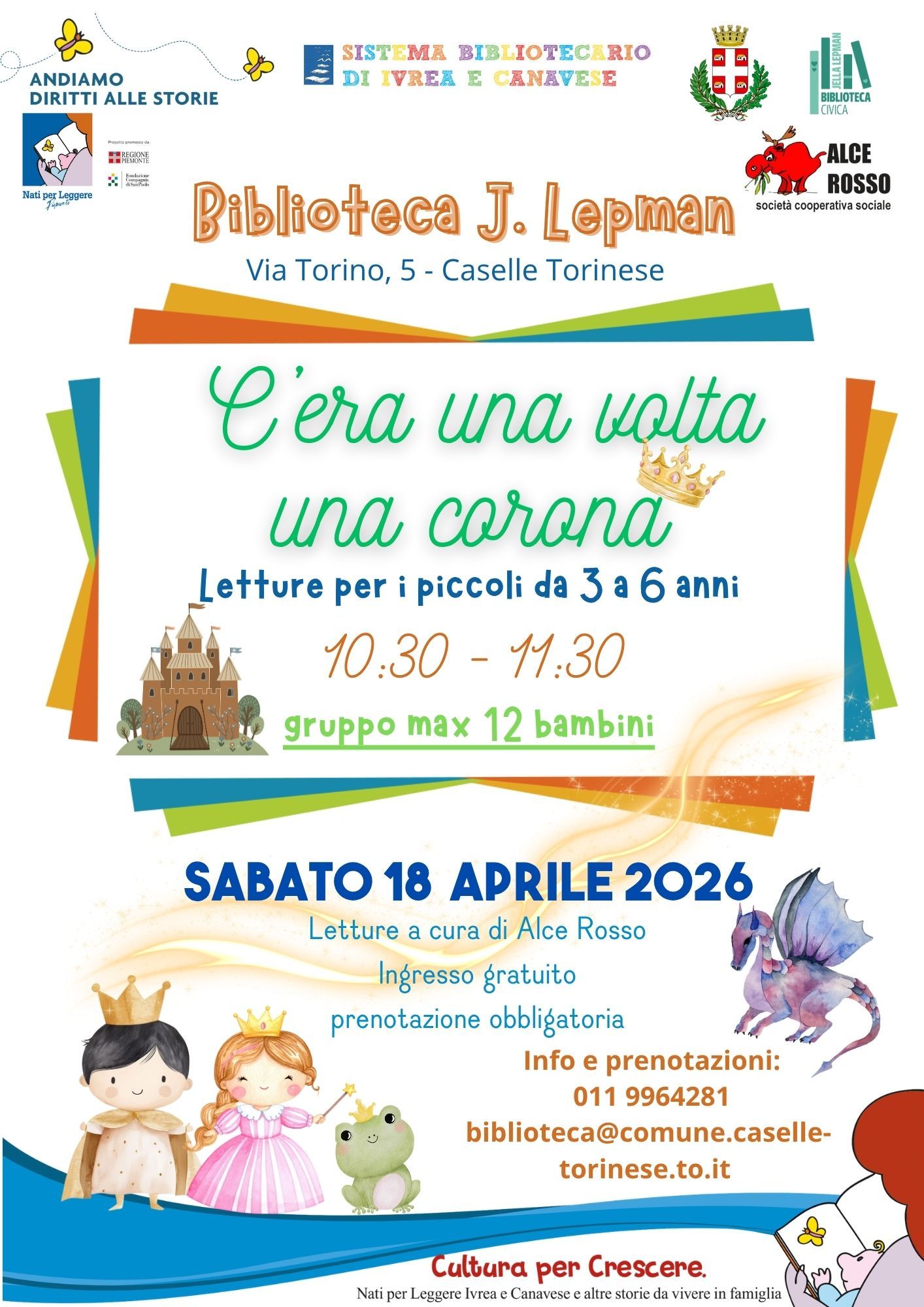 Nati per Leggere: ad aprile in biblioteca con Alce Rosso