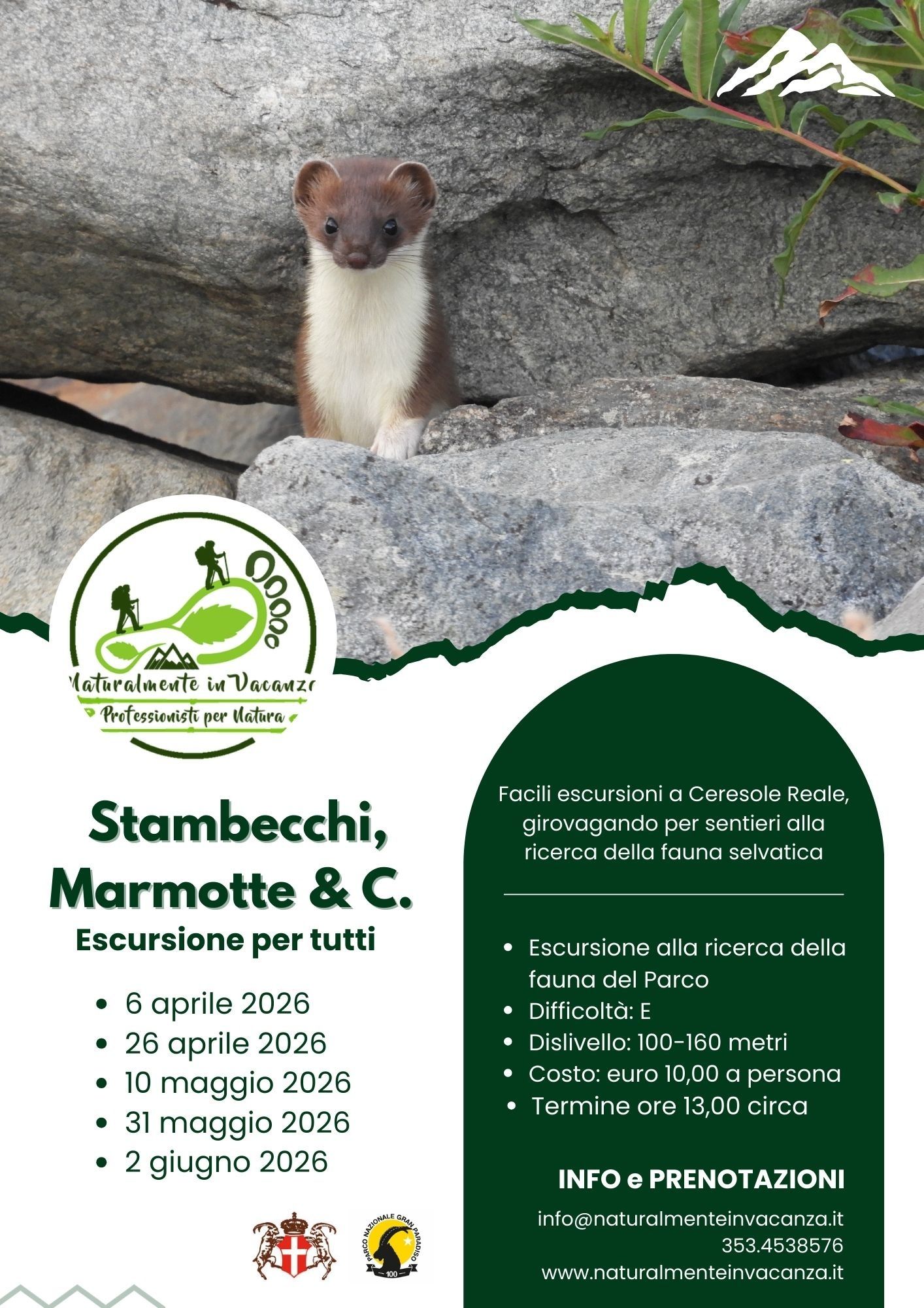 Stambecchi, marmotte & C.