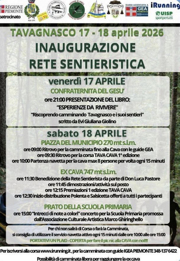 Inaugurazione Rete Sentieristica a Tavagnasco