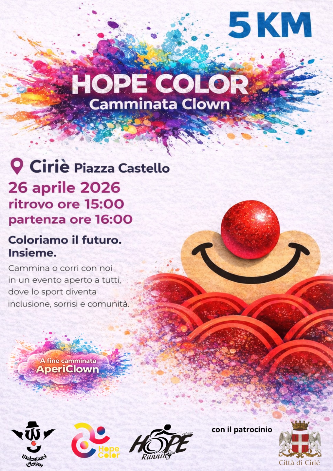 Hope Color-Camminata Clown a Cirié