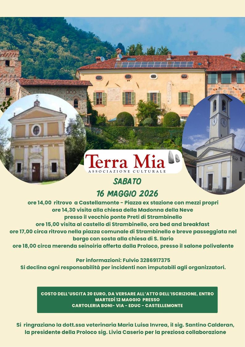 Passeggiata al castello di Strambinello