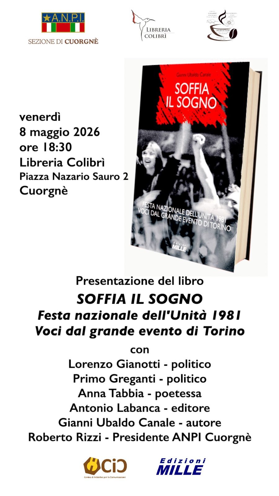 Presentazione del libro 'Soffia il Sogno'