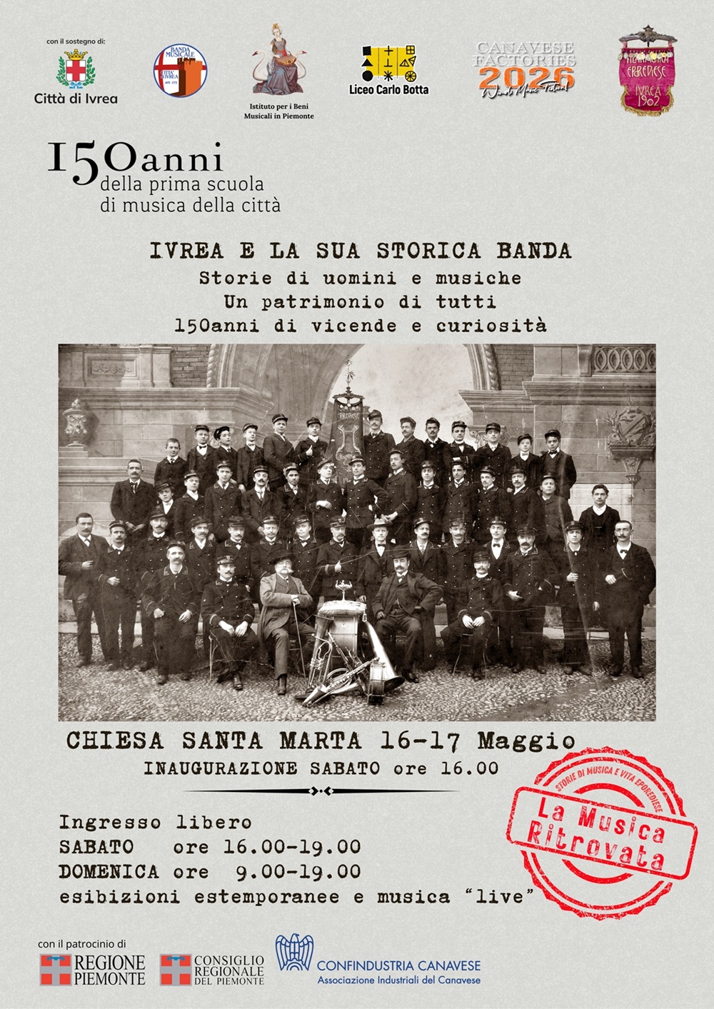 Mostra "Ivrea e la sua storica banda"