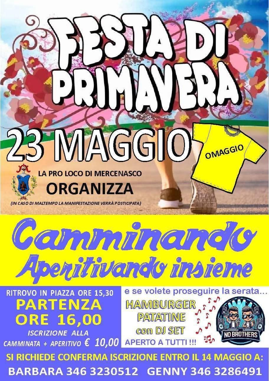 Festa di Primavera - Camminando Aperitivando Insieme