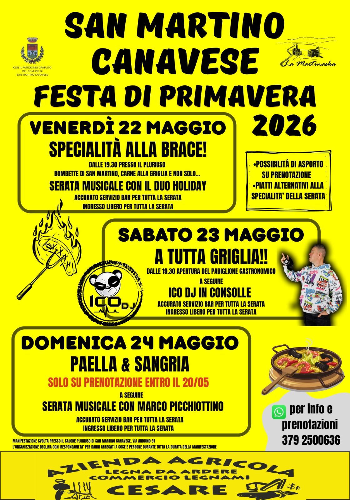 Festa di Primavera 2026 a San Martino Canavese