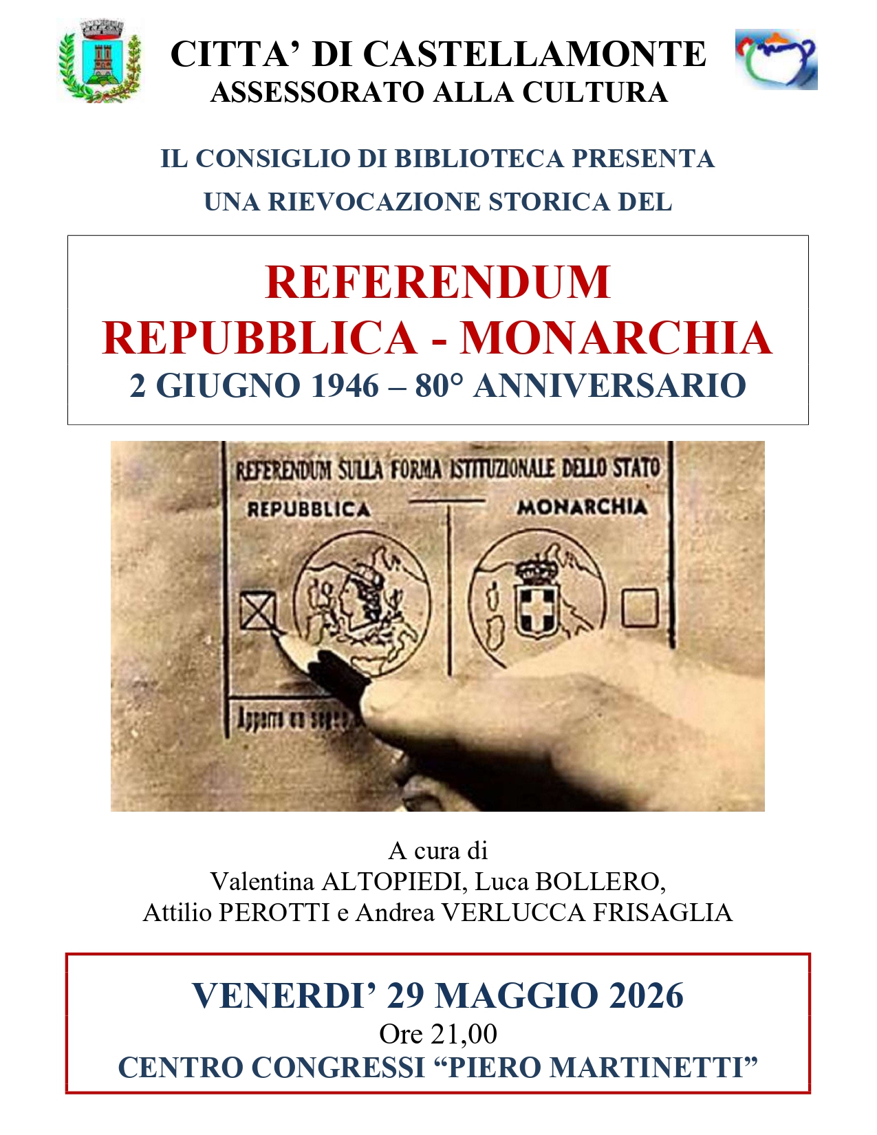 Rievocazione Storica del Referendum Repubblica-Monarchia