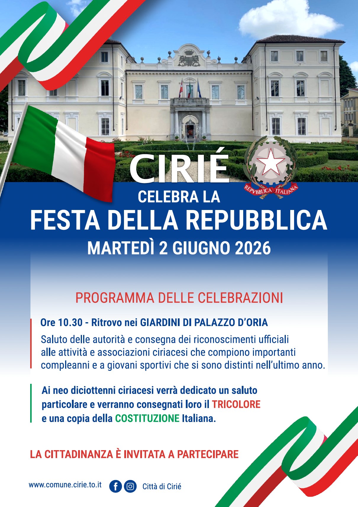 Festa della Repubblica a Ciriè