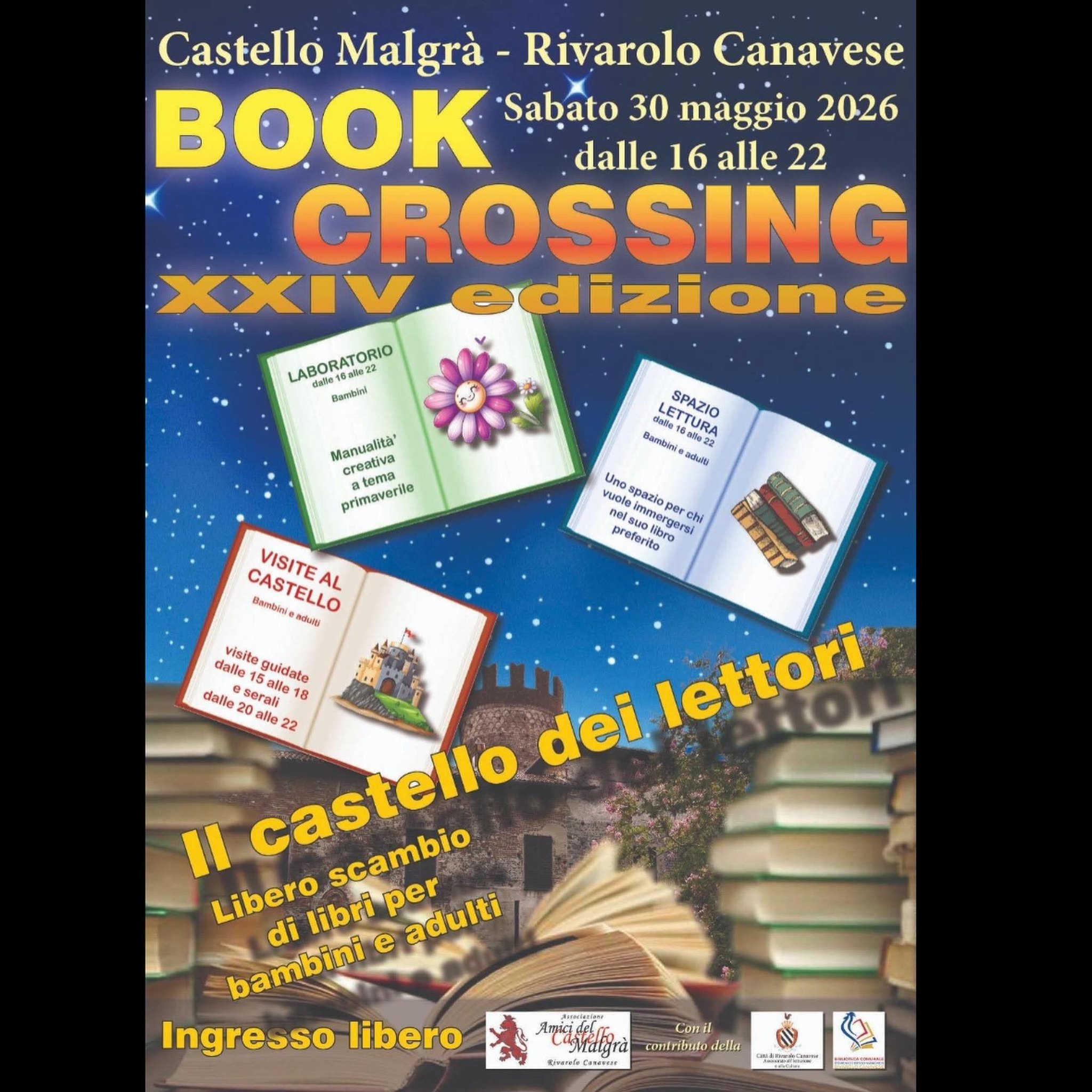 Book Crossing al Castello Malgrà