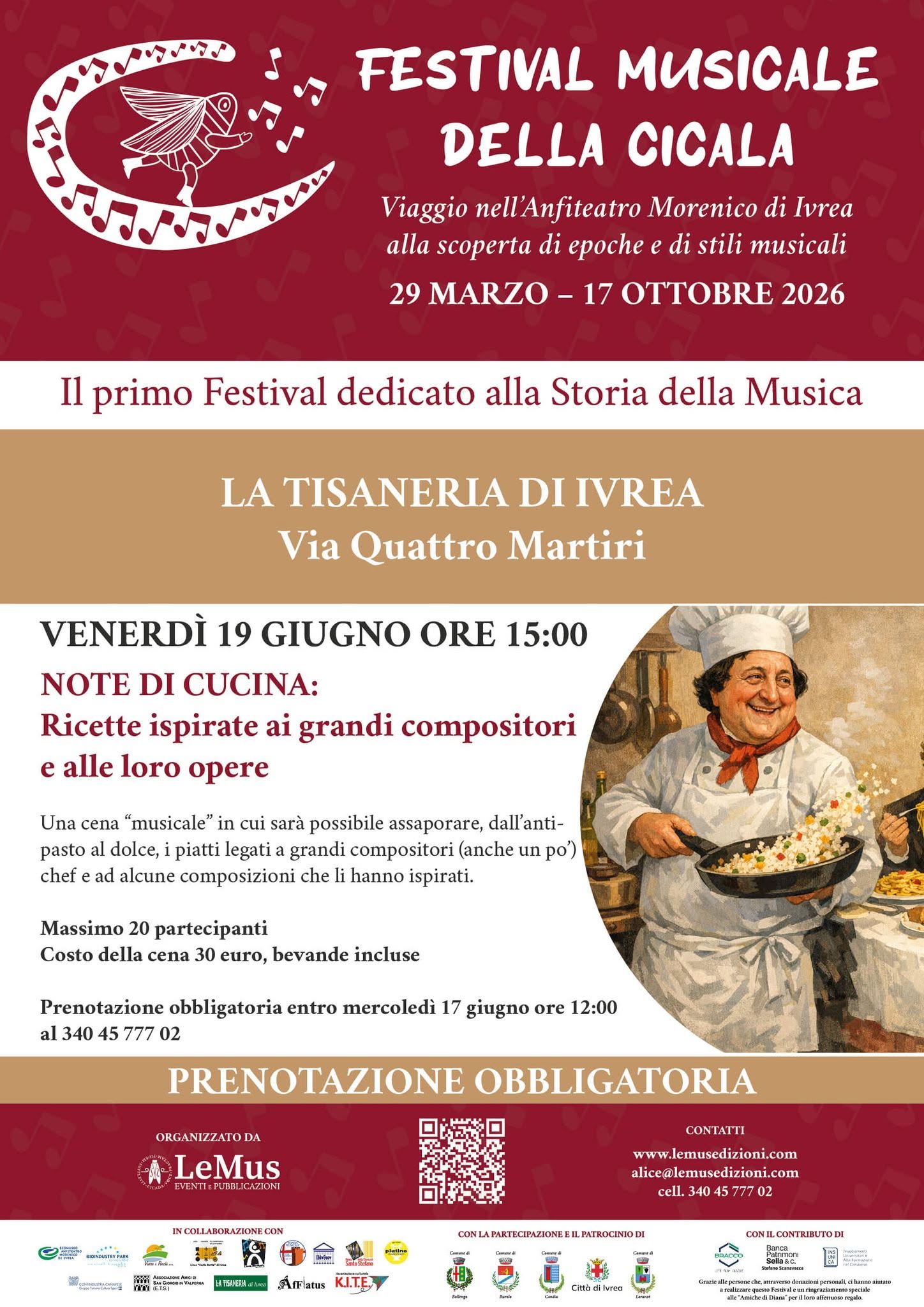 Note di cucina: ricette ispirate ai grandi compositori e alle loro opere