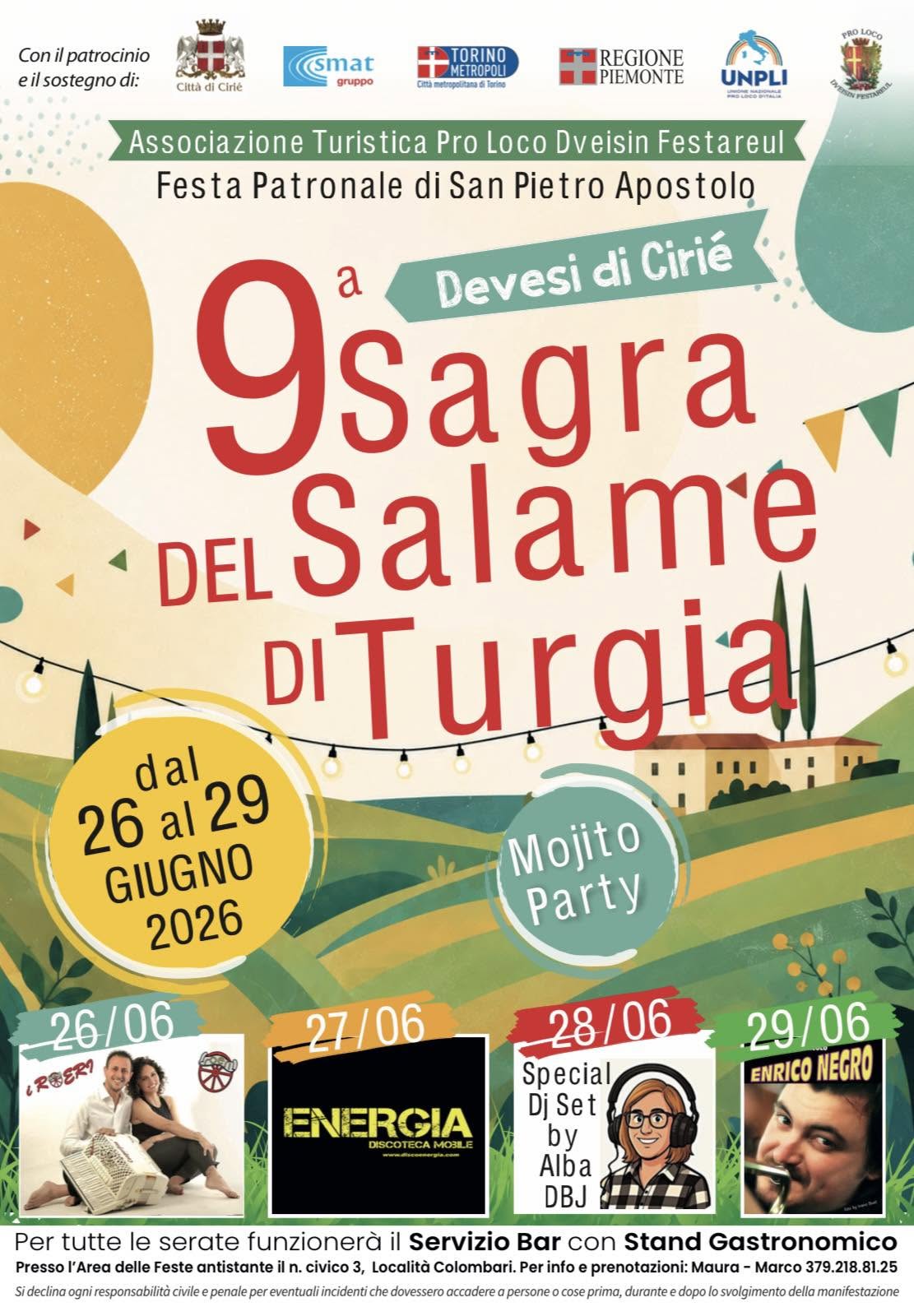 Sagra del Salame di Turgia ai Devesi di Ciriè