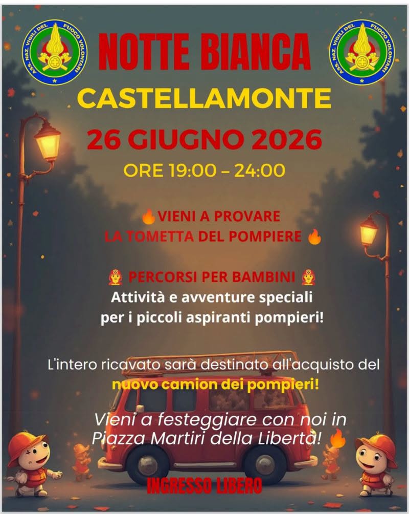 Serata per i Vigili del Fuoco di Castellamonte