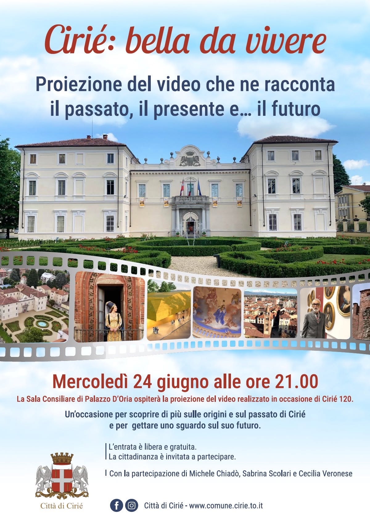 Proiezione del cortometraggio su Cirié