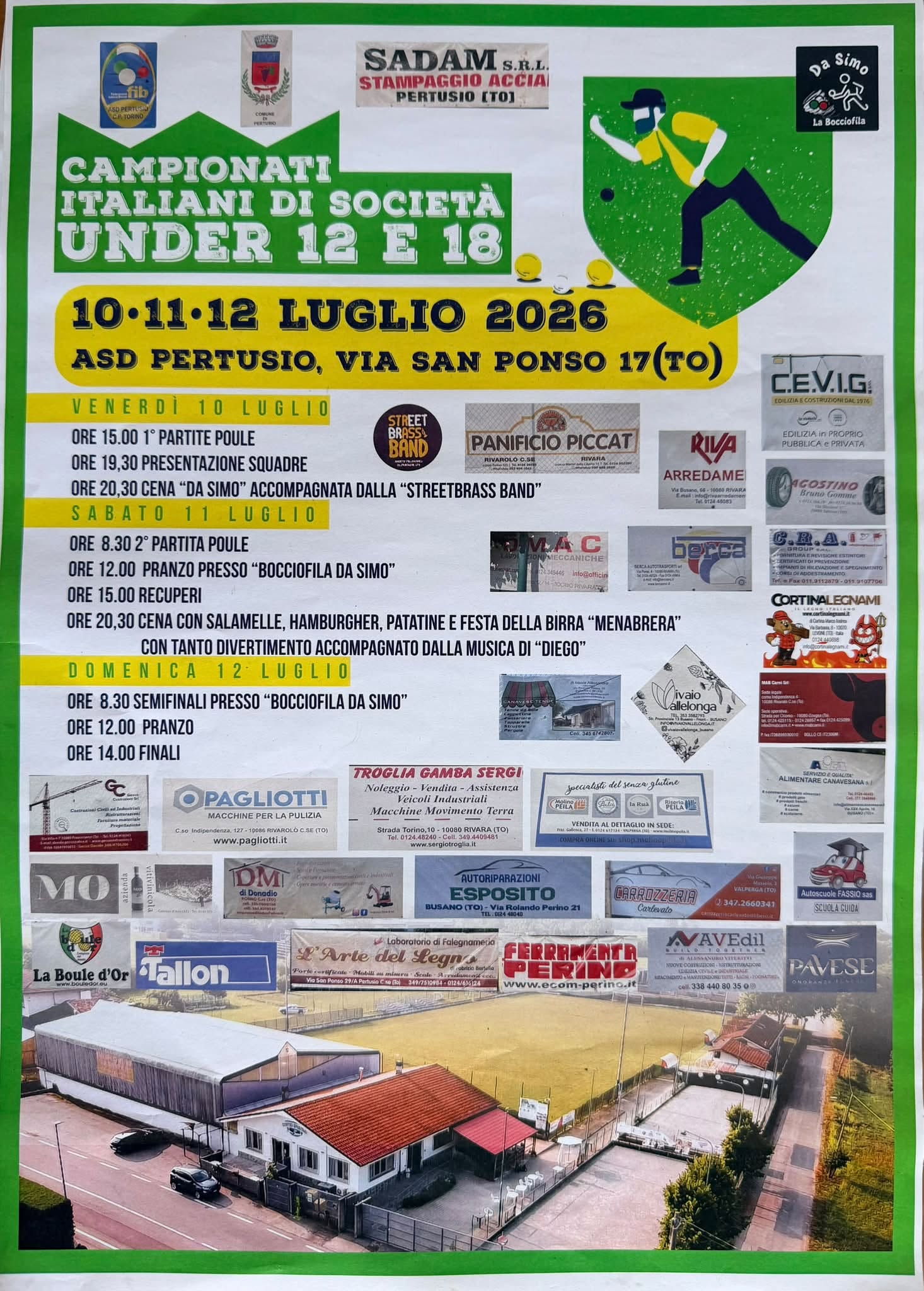 Campionati Italiani di Società Under 12 e Under 18 di Bocce