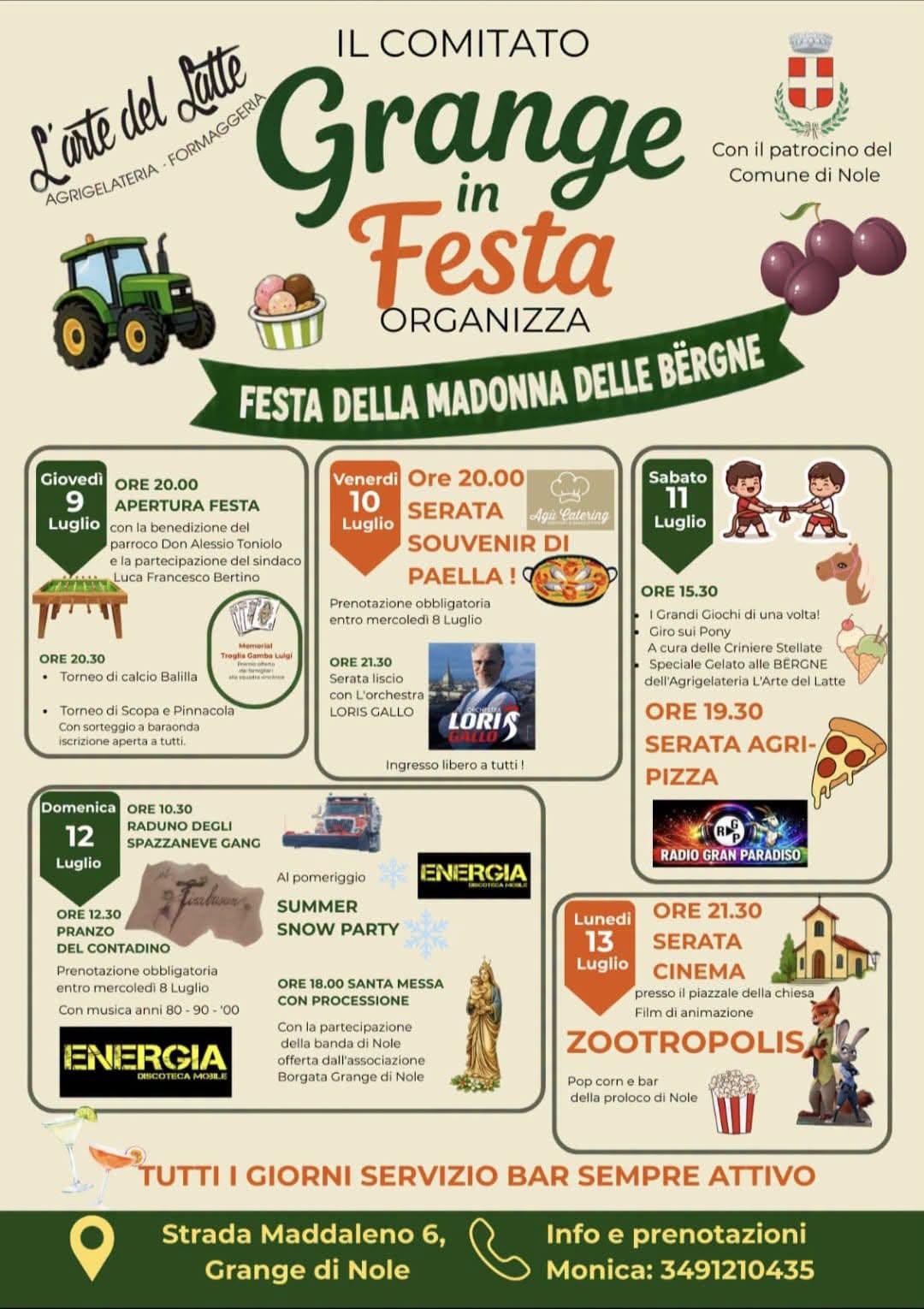 Festa della Madonna delle Bërgne a Grange di Nole
