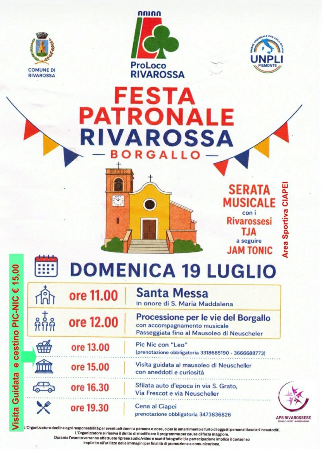 Festa Patronale di Rivarossa - Borgallo