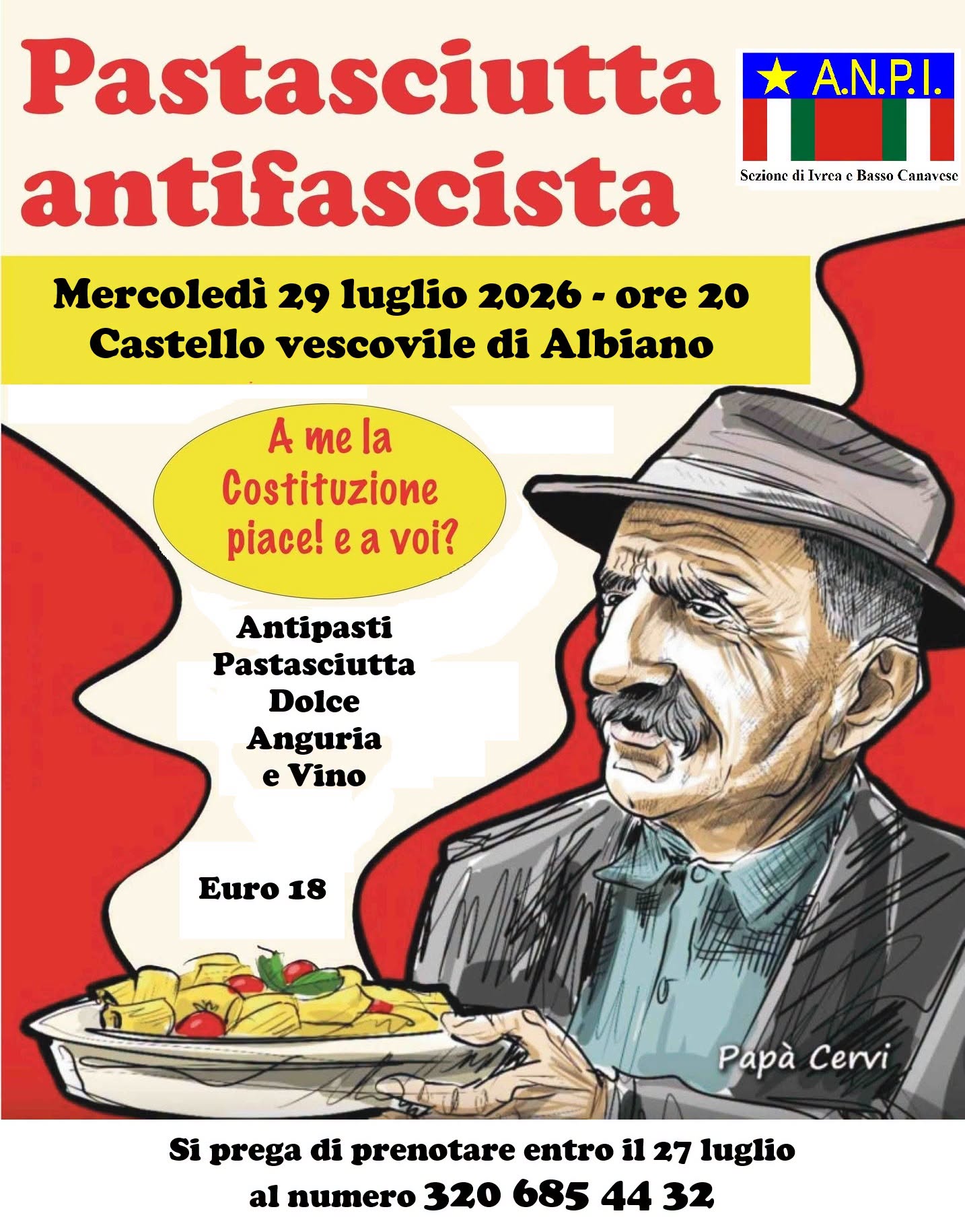 Pastasciutta Antifascista ad Albiano