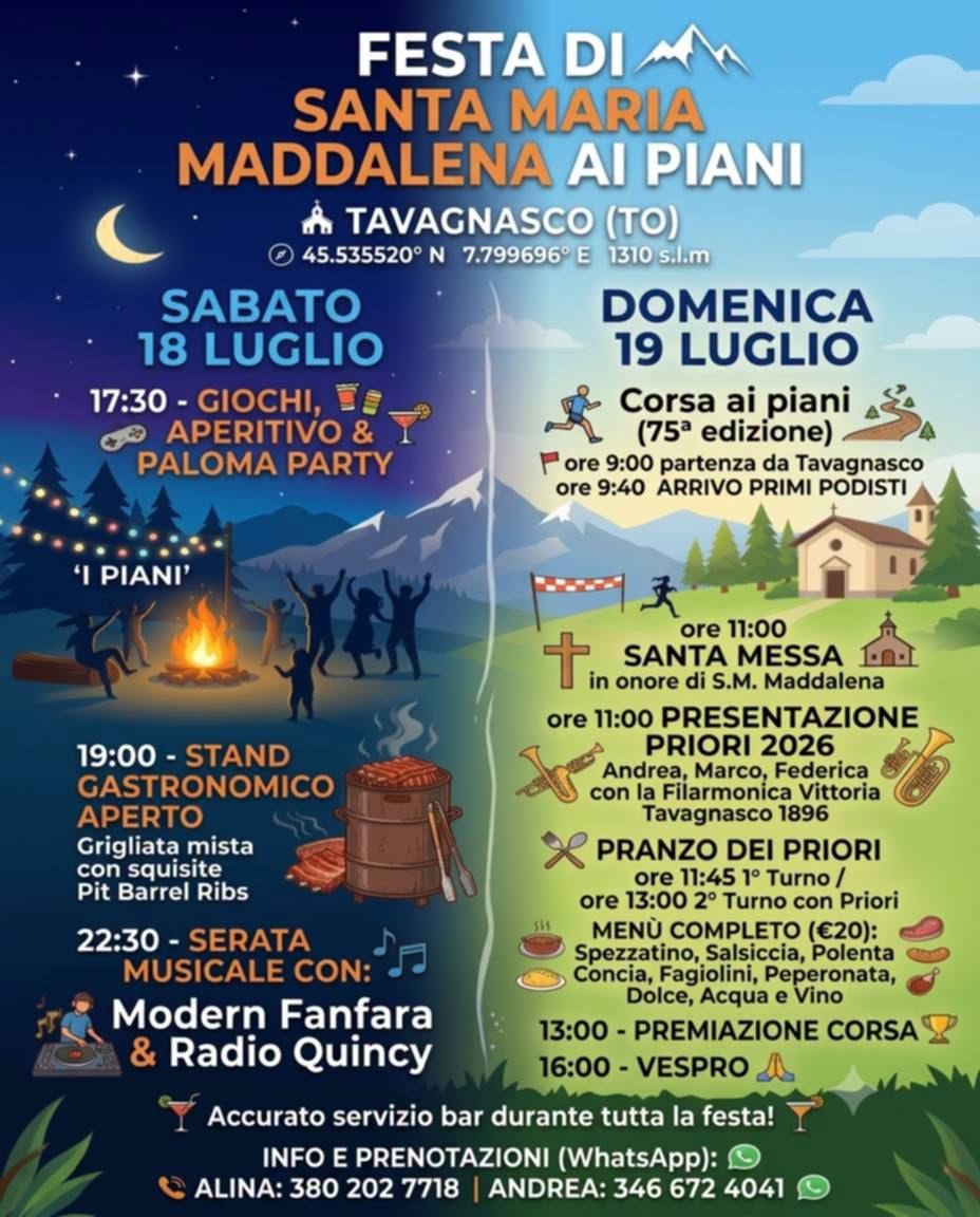 Festa di Santa Maria Maddalena ai Piani