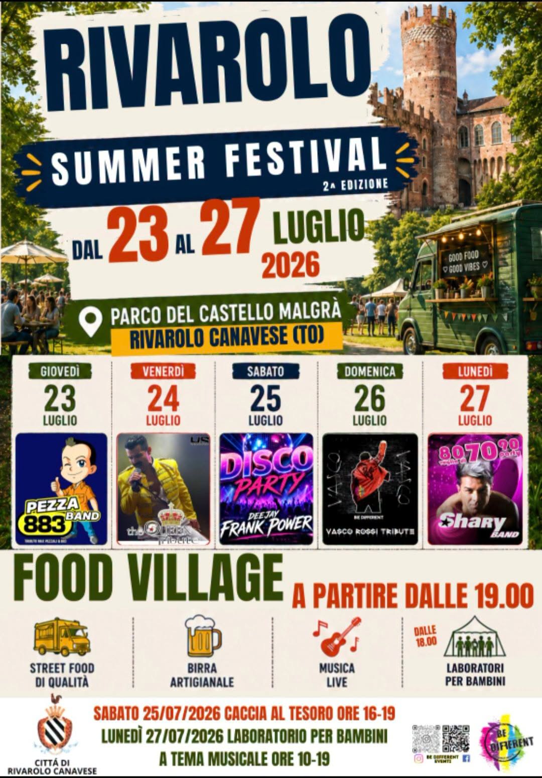 Rivarolo Summer Festival 2026 - 2^ edizione