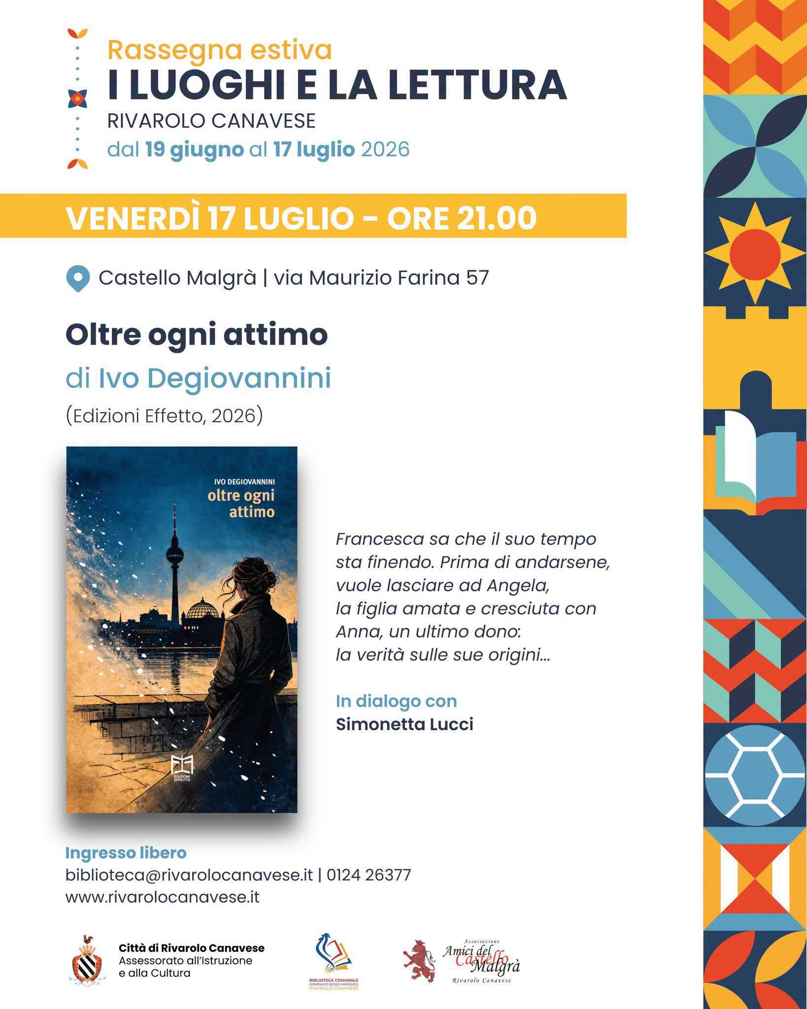 I Luoghi e la Lettura: rassegna letteraria estiva