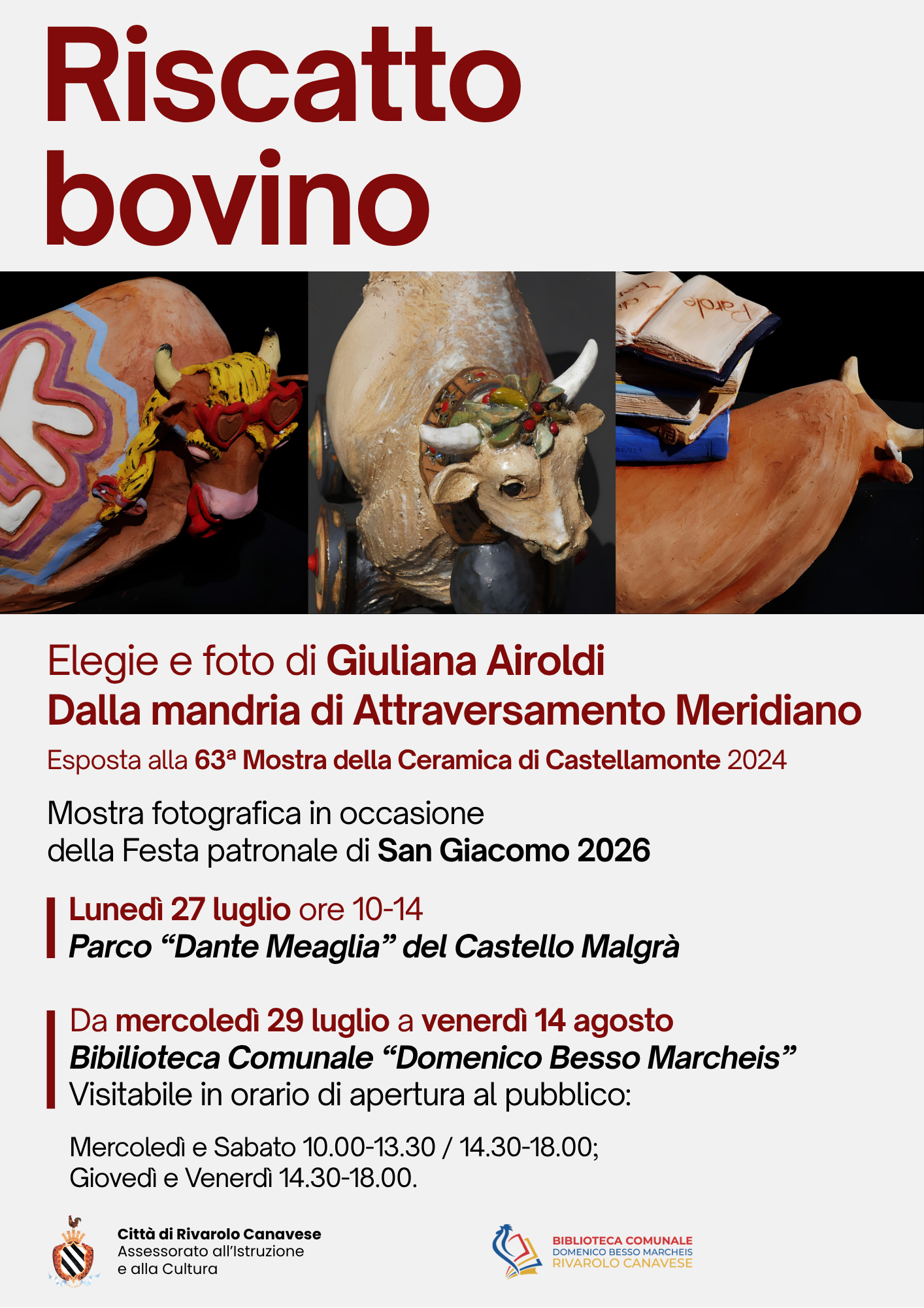 Riscatto Bovino - Mostra di Giuliana Airoldi