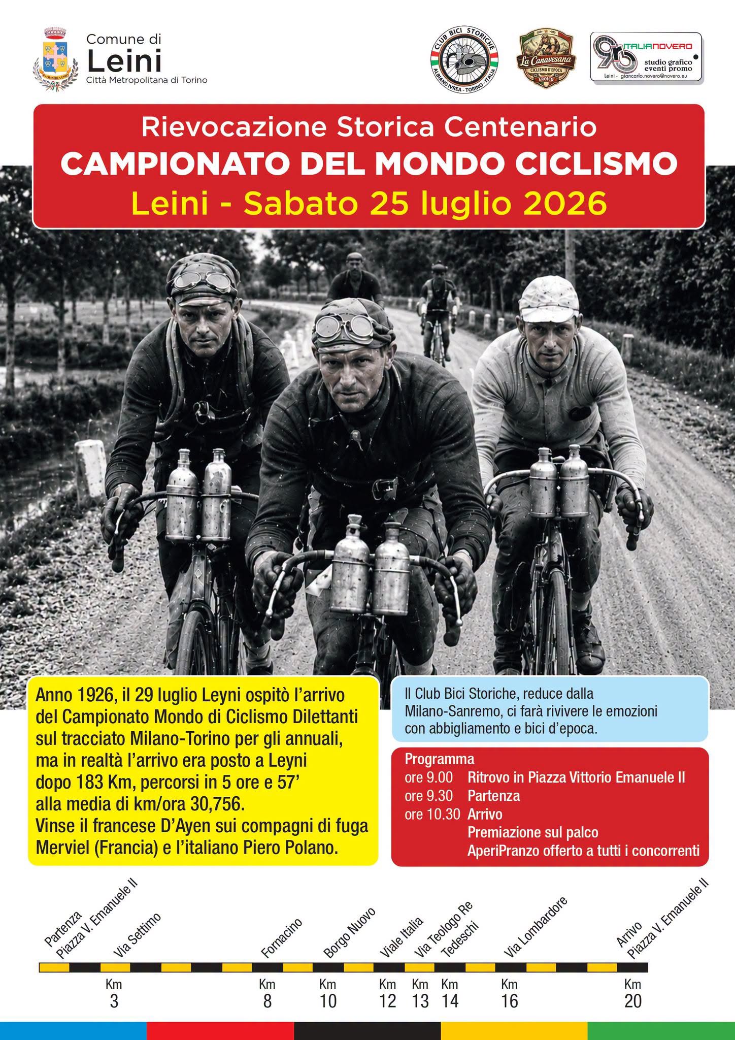 Rievocazione Storica Centenario Campionato del Mondo Ciclismo