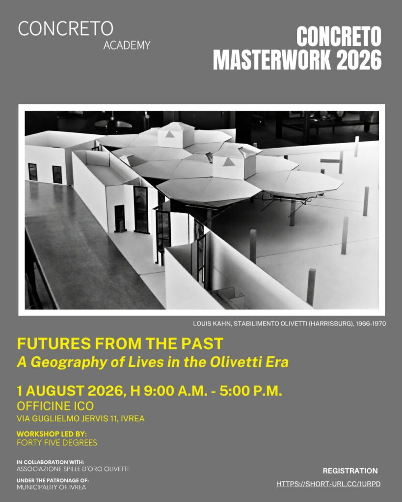 CONCRETO Masterwork 2026 – Futuri dal Passato