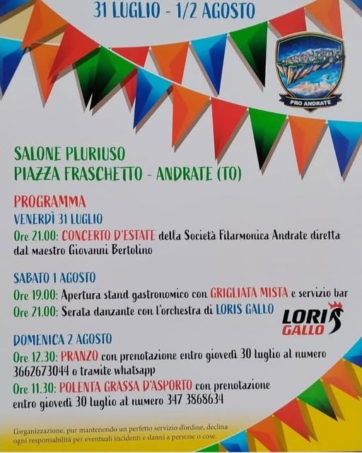 Festa Patronale di Andrate