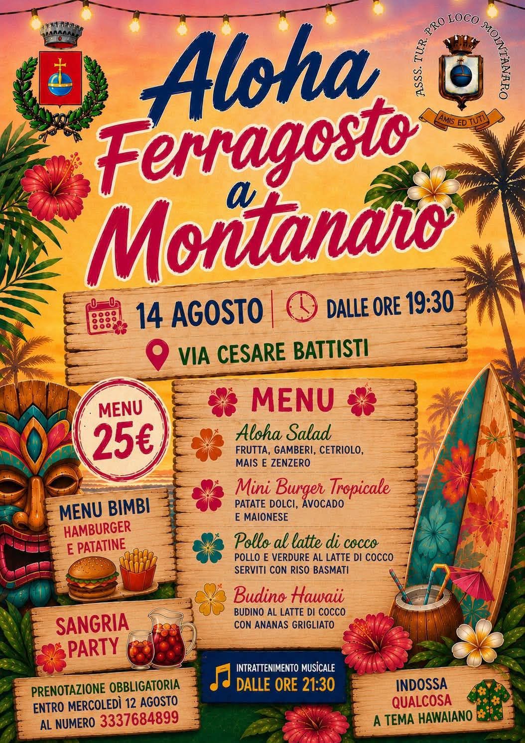 Aloha Ferragosto a Montanaro