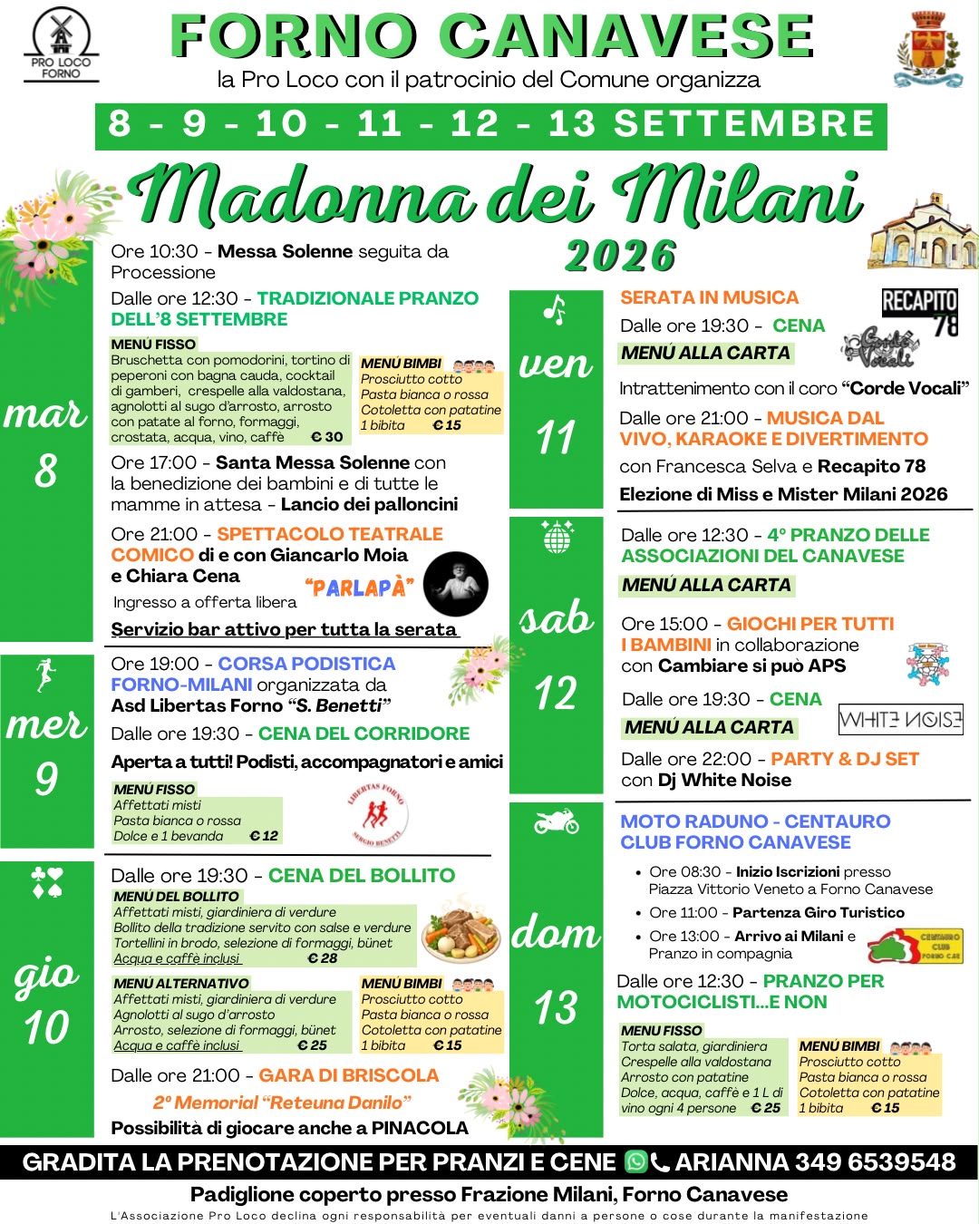 Madonna dei Milani 2026