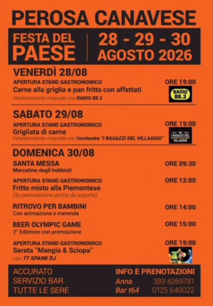 Festa del Paese a Perosa Canavese