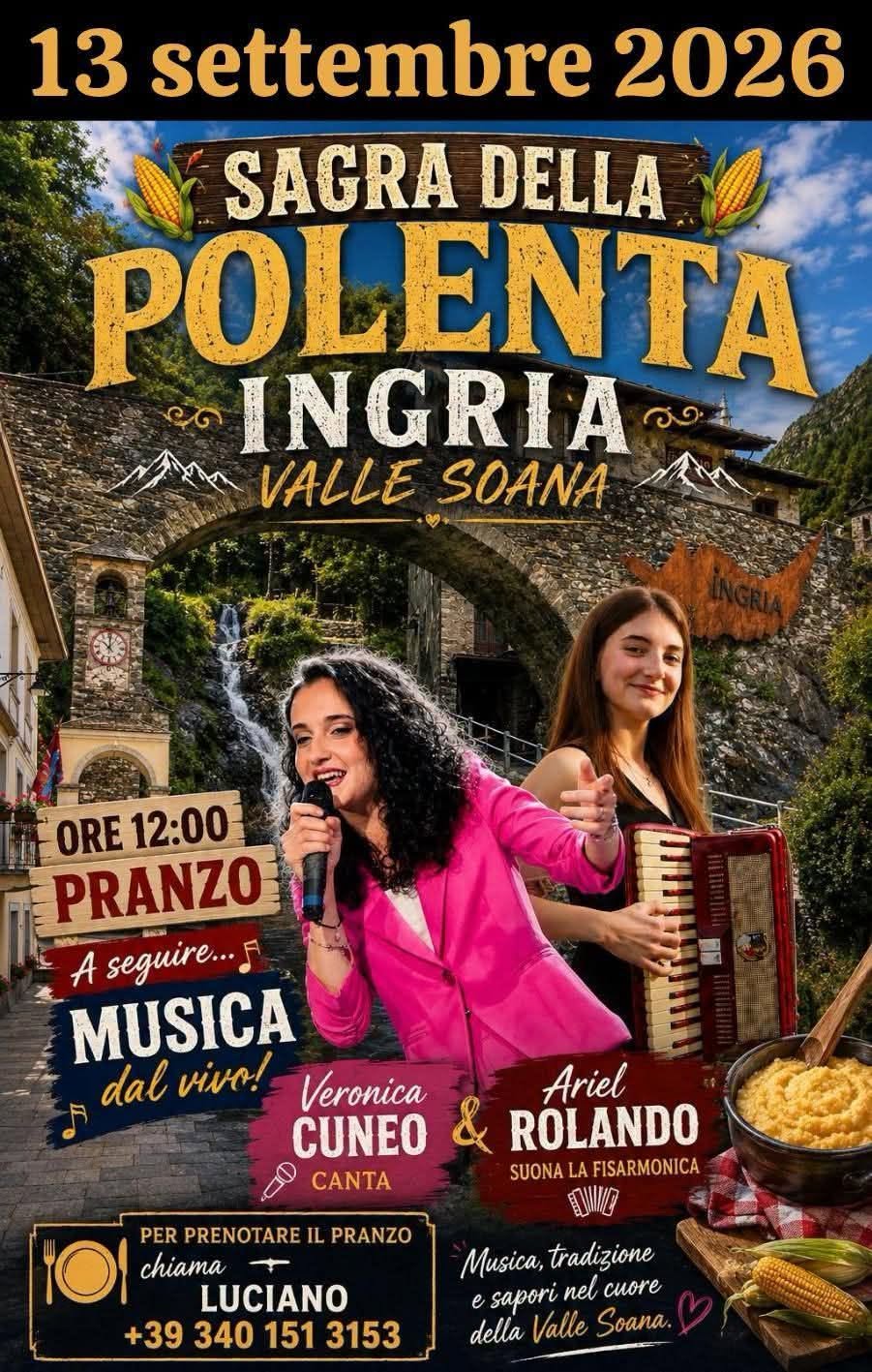 Sagra della Polenta a Ingria