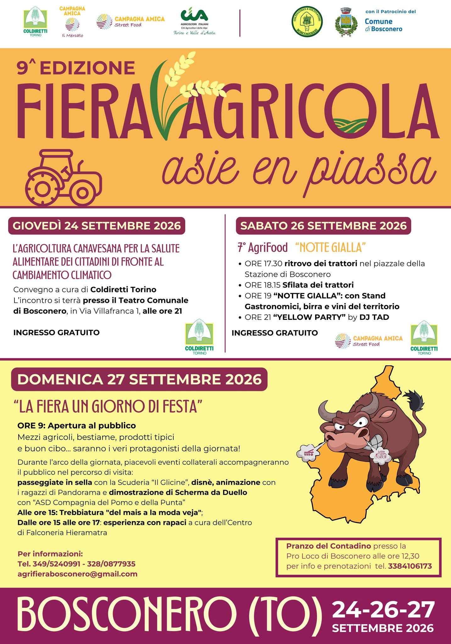 9ª Edizione Fiera Agricola - Asie en Piassa