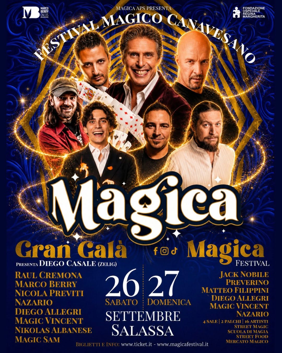 MAGICA 2026 a Salassa: Festival di Magia il 26 e 27 settembre